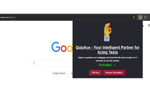 QuizAce Your Intelligent Partner for Acing Tests from Chrome web store to be run with OffiDocs Chromium online QuizAce Your Intelligent Partner for Acing Tests from Chrome web store to be run with OffiDocs Chromium online