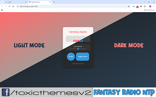 Radio New Tab Page from Chrome web store to be run with OffiDocs Chromium online Radio New Tab Page from Chrome web store to be run with OffiDocs Chromium online