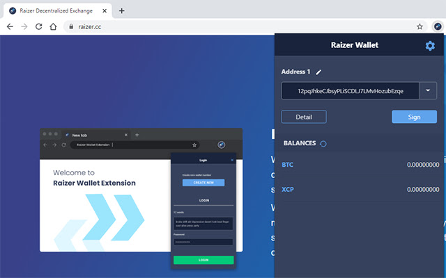Raizer Wallet from Chrome web store to be run with OffiDocs Chromium online Raizer Wallet from Chrome web store to be run with OffiDocs Chromium online