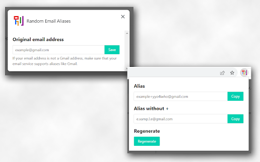 Random Email Aliases from Chrome web store to be run with OffiDocs Chromium online Random Email Aliases from Chrome web store to be run with OffiDocs Chromium online