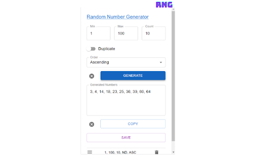 RandomNumberGenerator from Chrome web store to be run with OffiDocs Chromium online RandomNumberGenerator from Chrome web store to be run with OffiDocs Chromium online