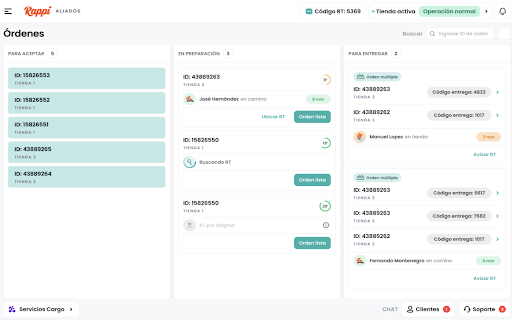 Rappi Aliados Web from Chrome web store to be run with OffiDocs Chromium online Rappi Aliados Web from Chrome web store to be run with OffiDocs Chromium online