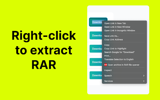 RAR File Opener from Chrome web store to be run with OffiDocs Chromium online RAR File Opener from Chrome web store to be run with OffiDocs Chromium online