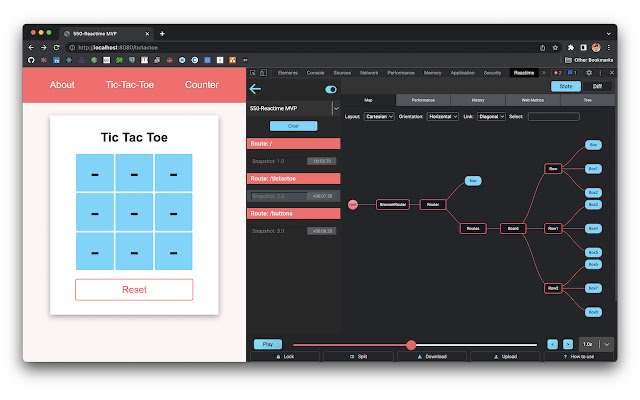 Reactime from Chrome web store to be run with OffiDocs Chromium online Reactime from Chrome web store to be run with OffiDocs Chromium online