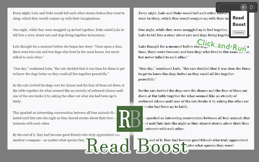 Read Boost from Chrome web store to be run with OffiDocs Chromium online Read Boost from Chrome web store to be run with OffiDocs Chromium online