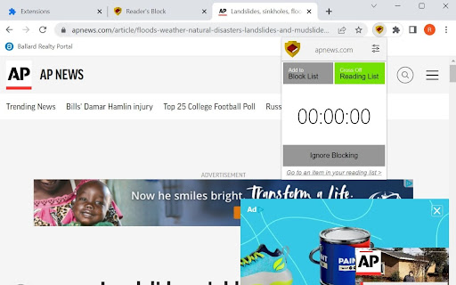 Readers Block from Chrome web store to be run with OffiDocs Chromium online Readers Block from Chrome web store to be run with OffiDocs Chromium online