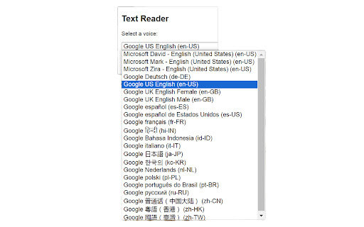 Read Selected from Chrome web store to be run with OffiDocs Chromium online Read Selected from Chrome web store to be run with OffiDocs Chromium online