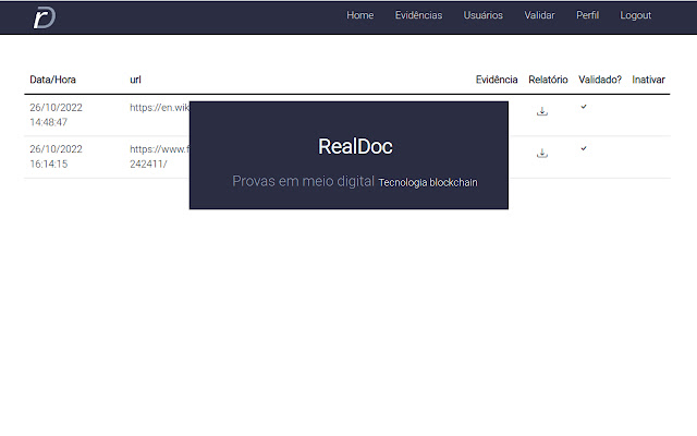 RealDoc Captura de Evidências from Chrome web store to be run with OffiDocs Chromium online RealDoc Captura de Evidências from Chrome web store to be run with OffiDocs Chromium online