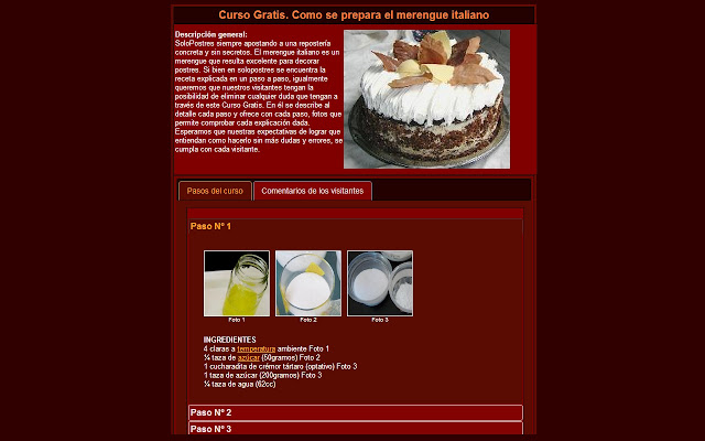 Recetas de postres from Chrome web store to be run with OffiDocs Chromium online Recetas de postres from Chrome web store to be run with OffiDocs Chromium online