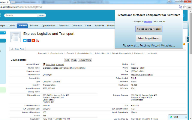 Record and Metadata Comparator for Salesforce from Chrome web store to be run with OffiDocs Chromium online Record and Metadata Comparator for Salesforce from Chrome web store to be run with OffiDocs Chromium online