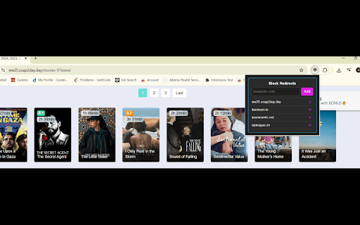 Redirect Blocker 4 U from Chrome web store to be run with OffiDocs Chromium online Redirect Blocker 4 U from Chrome web store to be run with OffiDocs Chromium online