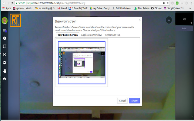 RemoteTeachers Screen Share from Chrome web store to be run with OffiDocs Chromium online RemoteTeachers Screen Share from Chrome web store to be run with OffiDocs Chromium online