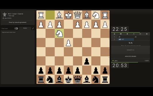 Remover informações do adversário no lichess from Chrome web store to be run with OffiDocs Chromium online Remover informações do adversário no lichess from Chrome web store to be run with OffiDocs Chromium online