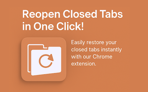 Reopen Closed Tabs from Chrome web store to be run with OffiDocs Chromium online Reopen Closed Tabs from Chrome web store to be run with OffiDocs Chromium online