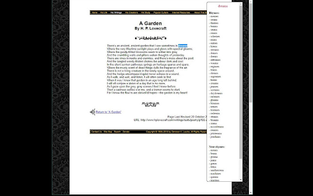 Rhymey from Chrome web store to be run with OffiDocs Chromium online Rhymey from Chrome web store to be run with OffiDocs Chromium online
