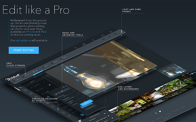 Ribbet Photo Editor from Chrome web store to be run with OffiDocs Chromium online Ribbet Photo Editor from Chrome web store to be run with OffiDocs Chromium online