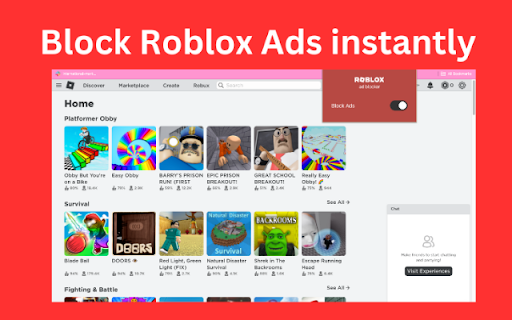 Roblox Ad Blocker from Chrome web store to be run with OffiDocs Chromium online Roblox Ad Blocker from Chrome web store to be run with OffiDocs Chromium online