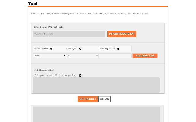 Robots.txt Generator from Chrome web store to be run with OffiDocs Chromium online Robots.txt Generator from Chrome web store to be run with OffiDocs Chromium online