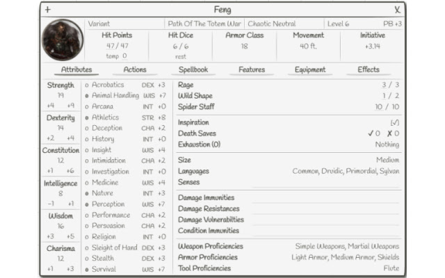 Roll20 DnD Sheet from Chrome web store to be run with OffiDocs Chromium online Roll20 DnD Sheet from Chrome web store to be run with OffiDocs Chromium online