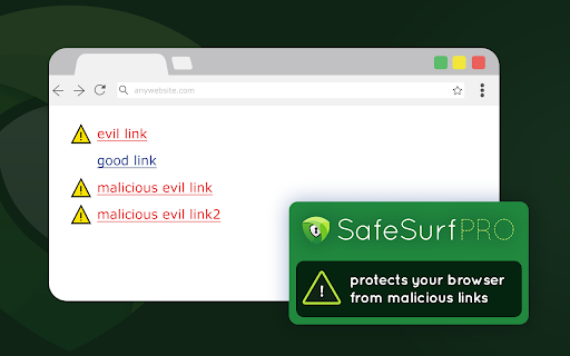 SafeSurfPro Anti Phising Tool from Chrome web store to be run with OffiDocs Chromium online SafeSurfPro Anti Phising Tool from Chrome web store to be run with OffiDocs Chromium online