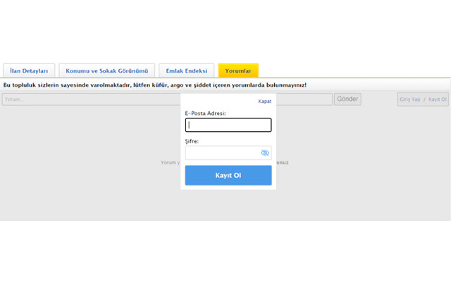 Sahibinden.com Yorumlar from Chrome web store to be run with OffiDocs Chromium online Sahibinden.com Yorumlar from Chrome web store to be run with OffiDocs Chromium online