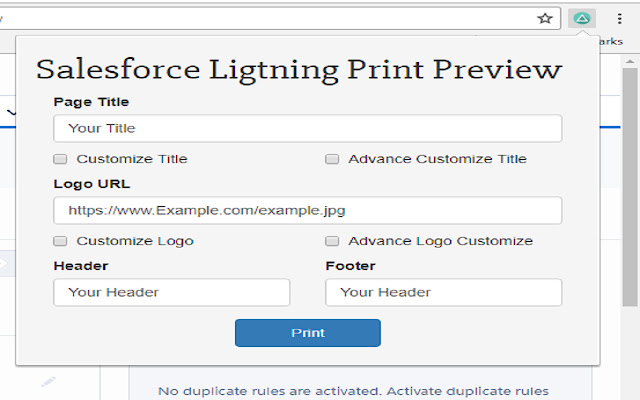 Salesforce Lightning Print Preview from Chrome web store to be run with OffiDocs Chromium online Salesforce Lightning Print Preview from Chrome web store to be run with OffiDocs Chromium online