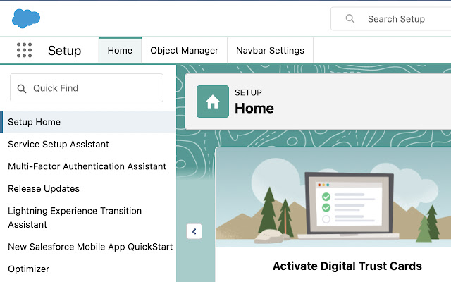 Salesforce smart setup navigation from Chrome web store to be run with OffiDocs Chromium online Salesforce smart setup navigation from Chrome web store to be run with OffiDocs Chromium online