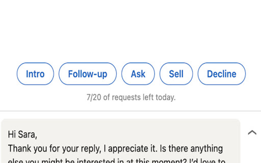 SalesHelper for LinkedIn from Chrome web store to be run with OffiDocs Chromium online SalesHelper for LinkedIn from Chrome web store to be run with OffiDocs Chromium online