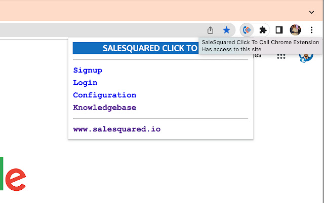 SaleSquared Click To Call Chrome Extension from Chrome web store to be run with OffiDocs Chromium online SaleSquared Click To Call Chrome Extension from Chrome web store to be run with OffiDocs Chromium online
