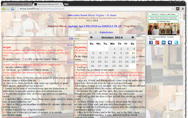 Sanctissi Missa from Chrome web store to be run with OffiDocs Chromium online Sanctissi Missa from Chrome web store to be run with OffiDocs Chromium online