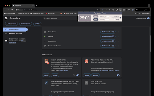 Saschas Pomodoro from Chrome web store to be run with OffiDocs Chromium online Saschas Pomodoro from Chrome web store to be run with OffiDocs Chromium online