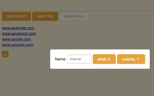 Saved Links Manager from Chrome web store to be run with OffiDocs Chromium online Saved Links Manager from Chrome web store to be run with OffiDocs Chromium online