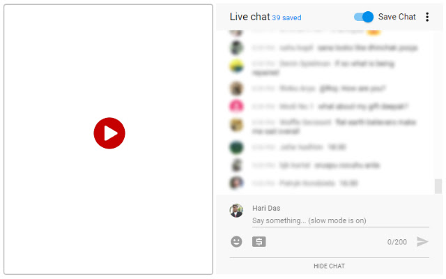 Save Live Streaming Chats for YouTube™ from Chrome web store to be run with OffiDocs Chromium online Save Live Streaming Chats for YouTube™ from Chrome web store to be run with OffiDocs Chromium online