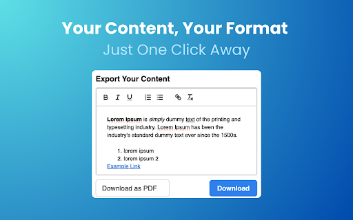 Save Text to File(TXT, DOCX, PDF, HTML) from Chrome web store to be run with OffiDocs Chromium online Save Text to File(TXT, DOCX, PDF, HTML) from Chrome web store to be run with OffiDocs Chromium online