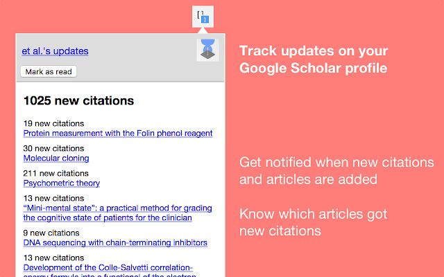 Scholar Updates from Chrome web store to be run with OffiDocs Chromium online Scholar Updates from Chrome web store to be run with OffiDocs Chromium online