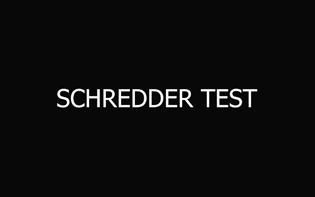 Schredder Test from Chrome web store to be run with OffiDocs Chromium online Schredder Test from Chrome web store to be run with OffiDocs Chromium online
