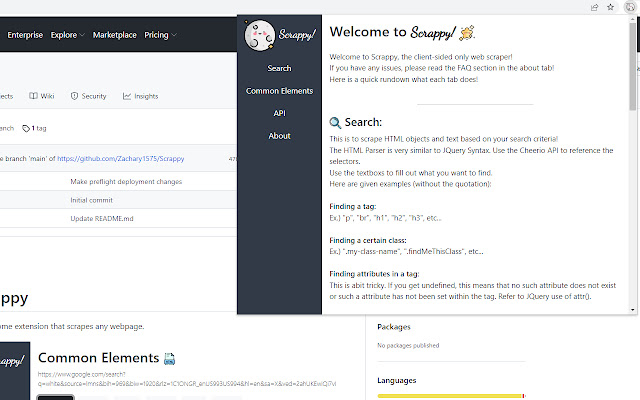 Scrappy! from Chrome web store to be run with OffiDocs Chromium online Scrappy! from Chrome web store to be run with OffiDocs Chromium online