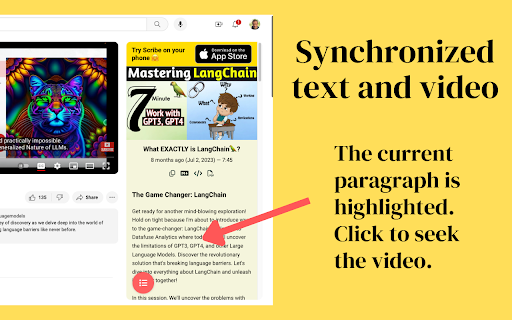 Scribe Instant YouTube Transcripts from Chrome web store to be run with OffiDocs Chromium online Scribe Instant YouTube Transcripts from Chrome web store to be run with OffiDocs Chromium online