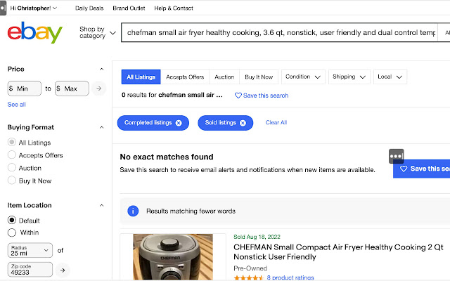 Search Ebay Sold from Chrome web store to be run with OffiDocs Chromium online Search Ebay Sold from Chrome web store to be run with OffiDocs Chromium online