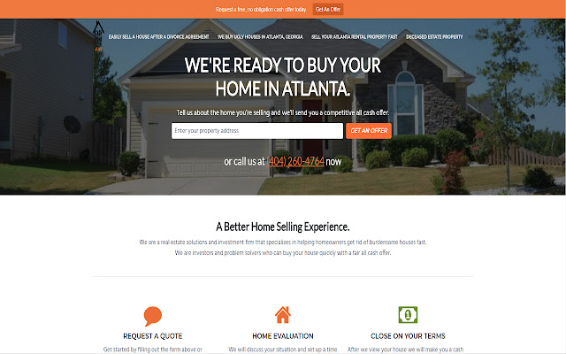 Sell My House Fast Atlanta from Chrome web store to be run with OffiDocs Chromium online Sell My House Fast Atlanta from Chrome web store to be run with OffiDocs Chromium online