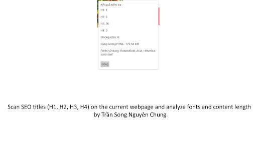 SEO Title Checker by Tran Song Nguyen Chung from Chrome web store to be run with OffiDocs Chromium online SEO Title Checker by Tran Song Nguyen Chung from Chrome web store to be run with OffiDocs Chromium online