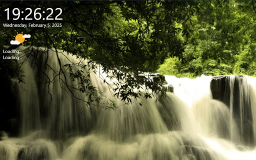 Serene Waterfall Amid Lush Greenery from Chrome web store to be run with OffiDocs Chromium online Serene Waterfall Amid Lush Greenery from Chrome web store to be run with OffiDocs Chromium online