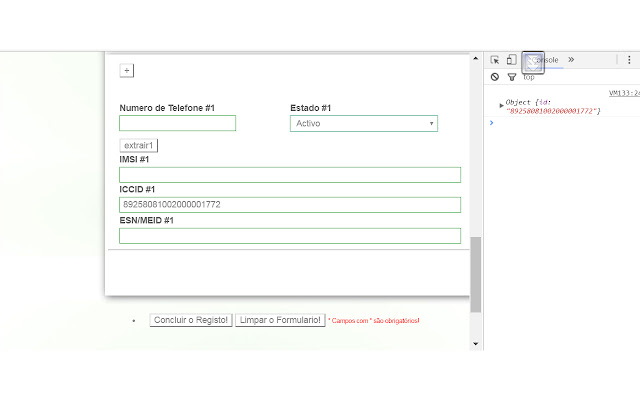 Serial ICCID Extractor from Chrome web store to be run with OffiDocs Chromium online Serial ICCID Extractor from Chrome web store to be run with OffiDocs Chromium online