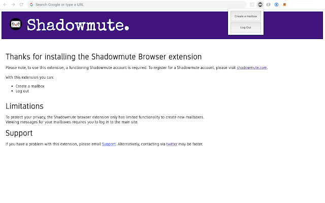 Shadowmute from Chrome web store to be run with OffiDocs Chromium online Shadowmute from Chrome web store to be run with OffiDocs Chromium online
