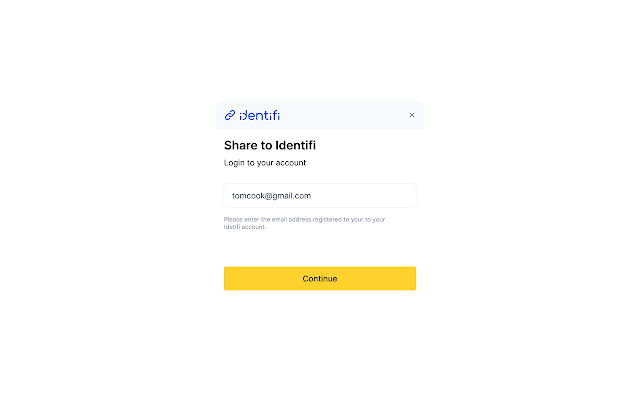 Share on Identifi from Chrome web store to be run with OffiDocs Chromium online Share on Identifi from Chrome web store to be run with OffiDocs Chromium online