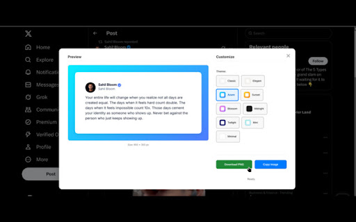 ShareTweet from Chrome web store to be run with OffiDocs Chromium online ShareTweet from Chrome web store to be run with OffiDocs Chromium online