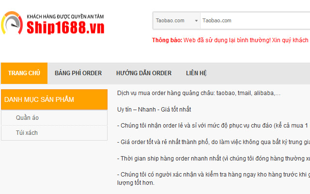 ship1688.vn from Chrome web store to be run with OffiDocs Chromium online ship1688.vn from Chrome web store to be run with OffiDocs Chromium online