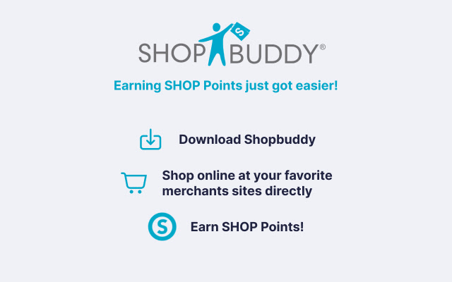 ShopBuddy for Malaysia Earn Points Shopping from Chrome web store to be run with OffiDocs Chromium online ShopBuddy for Malaysia Earn Points Shopping from Chrome web store to be run with OffiDocs Chromium online