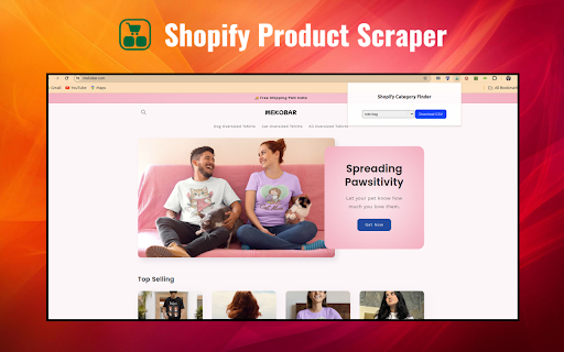 Shopify Product Scraper from Chrome web store to be run with OffiDocs Chromium online Shopify Product Scraper from Chrome web store to be run with OffiDocs Chromium online