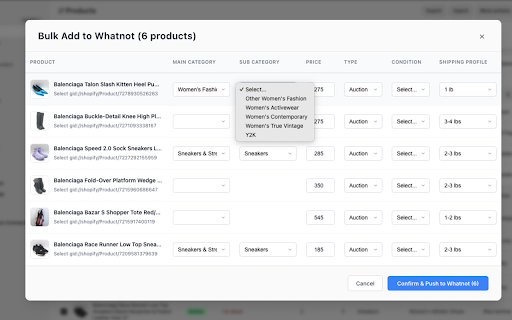 Shopify to Whatnot, by Shop2not from Chrome web store to be run with OffiDocs Chromium online Shopify to Whatnot, by Shop2not from Chrome web store to be run with OffiDocs Chromium online